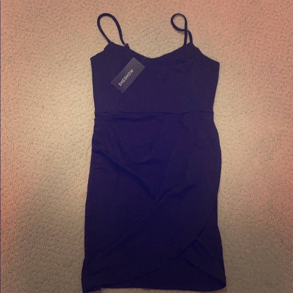 Brand new cute straps black dress
